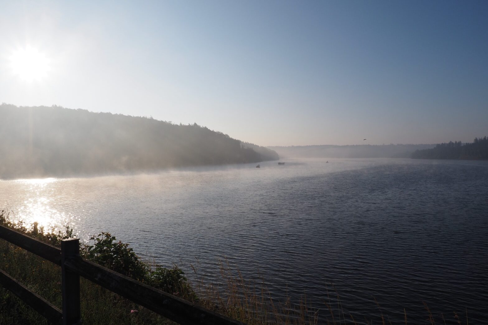 Erhöhte Abgabe von Wassermengen aus der Aabach-Talsperre
