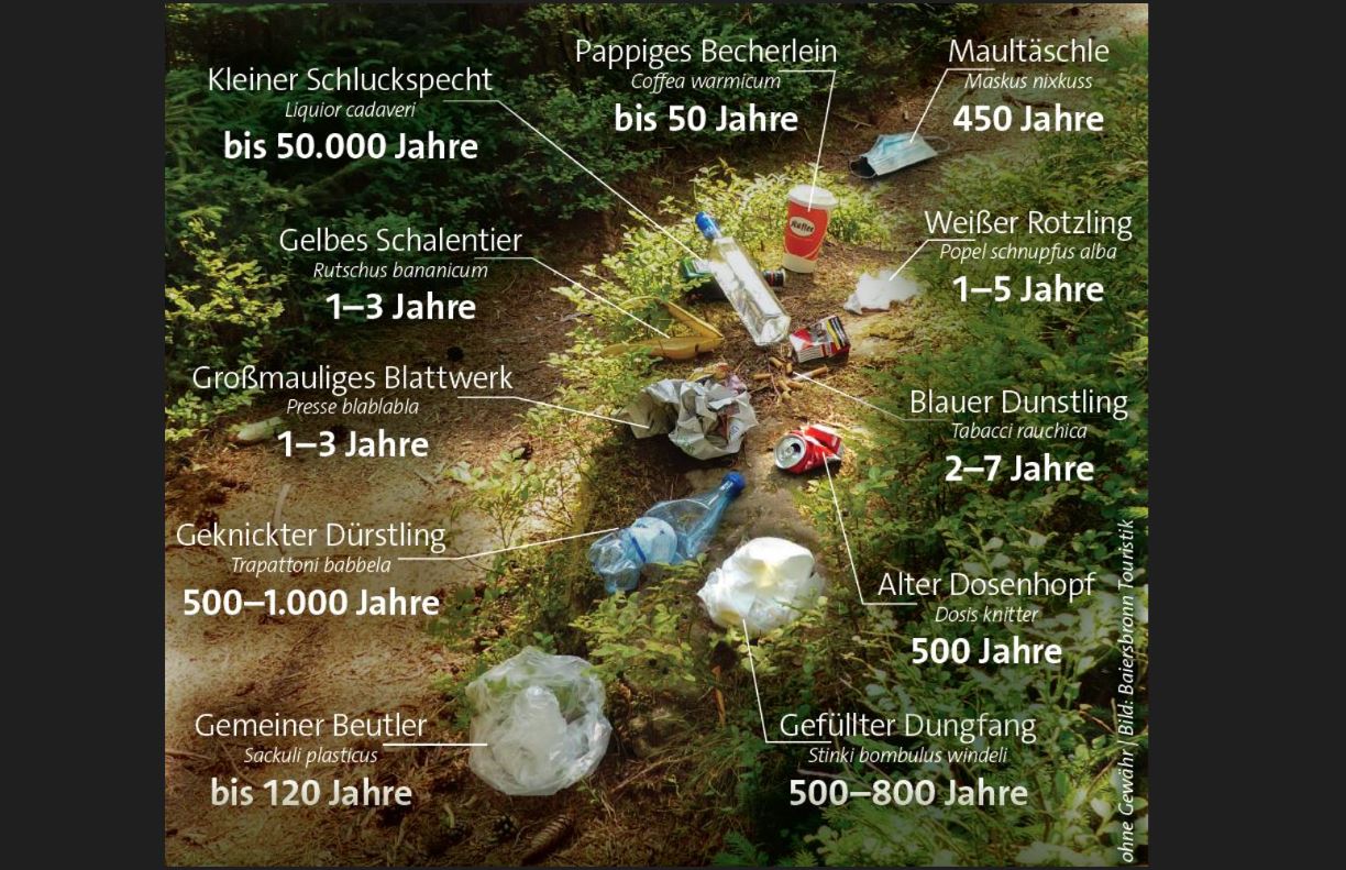 Sauberhalten der Talsperre und des Rundweges